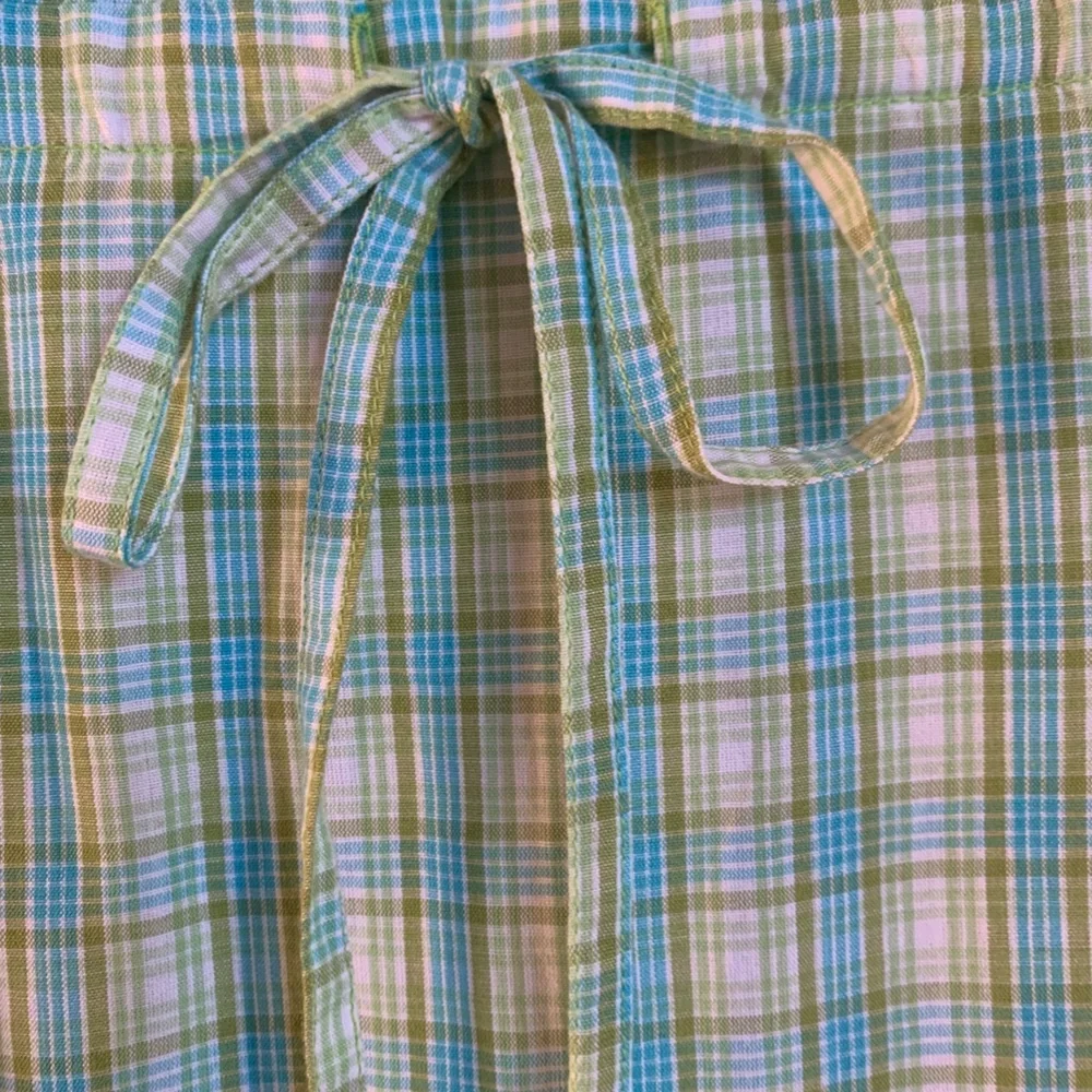 Frenchi Women's Sundress in Blue & Green Plaid - Picture 8 of 8